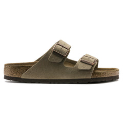 Birkenstock Arizona Soft Footbed Suede Sandal - NARROW -- TAUPE