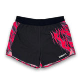 Sprints Avigate 4" Mercy Short - WAVE BREAK FUCHSIA
