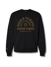 Fleet Feet P-Records Sweatshirt - COMMUNITY COLLECTION -- VINTAGE BLACK