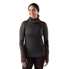 Smartwool Intraknit Hoodie - CHARCOAL / CORAL REEF