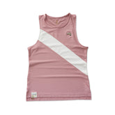 Tracksmith Van Cortlandt Singlet - DUSTY ROSE / IVORY