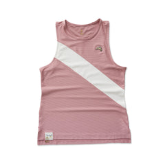 Tracksmith Van Cortlandt Singlet - DUSTY ROSE / IVORY
