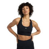 New Balance Essential Run Bra - BLACK