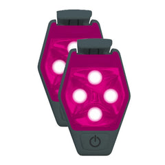 Amphipod Ultra-Strobe™ LED Clip Light Two Pack - RAINBOW DISCOBALL