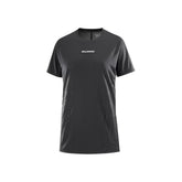 Salomon Sense Aero Short Sleeve GFX - DEEP BLACK / BLACK BEAUTY