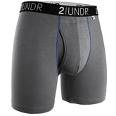 2UNDR Swing Shift Boxer - GREY / BLUE
