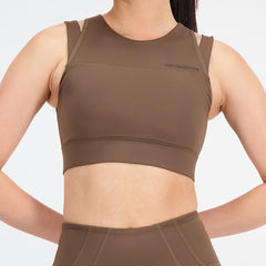 New Balance Shape Shield Crop Bra - BLACK