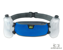 Amphipod RunLite 10K™ 2 Bottle Hydration Belt - STEEL