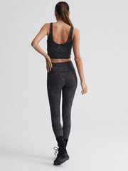 Varley Let's Go High Rise Legging 25 - MONOCHROME CHEETAH