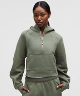 lululemon Scuba Oversized Half-Zip Hoodie - WILLIOW LEAF / GOLD