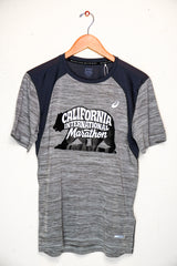 ASICS CIM 2025 Road Short Sleeve Top - PIEDMONT GREY / DARK GREY