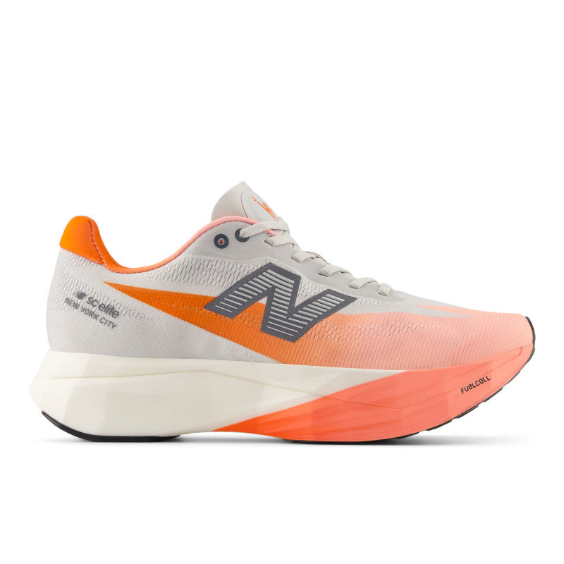 New Balance 2025 TCS NYC Marathon FuelCell SuperComp Elite v5 - GRAPEFRUIT / GREY MATTER / POPPY