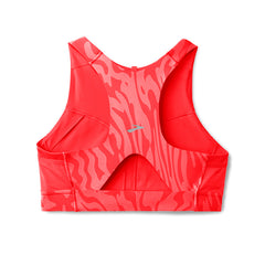 Brooks 3 Pocket Sports Bra - NEO CAYENNE SPEEDSCAPE