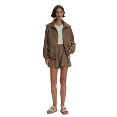 Varley Morven Blouson Jacket - TAUPE STONE