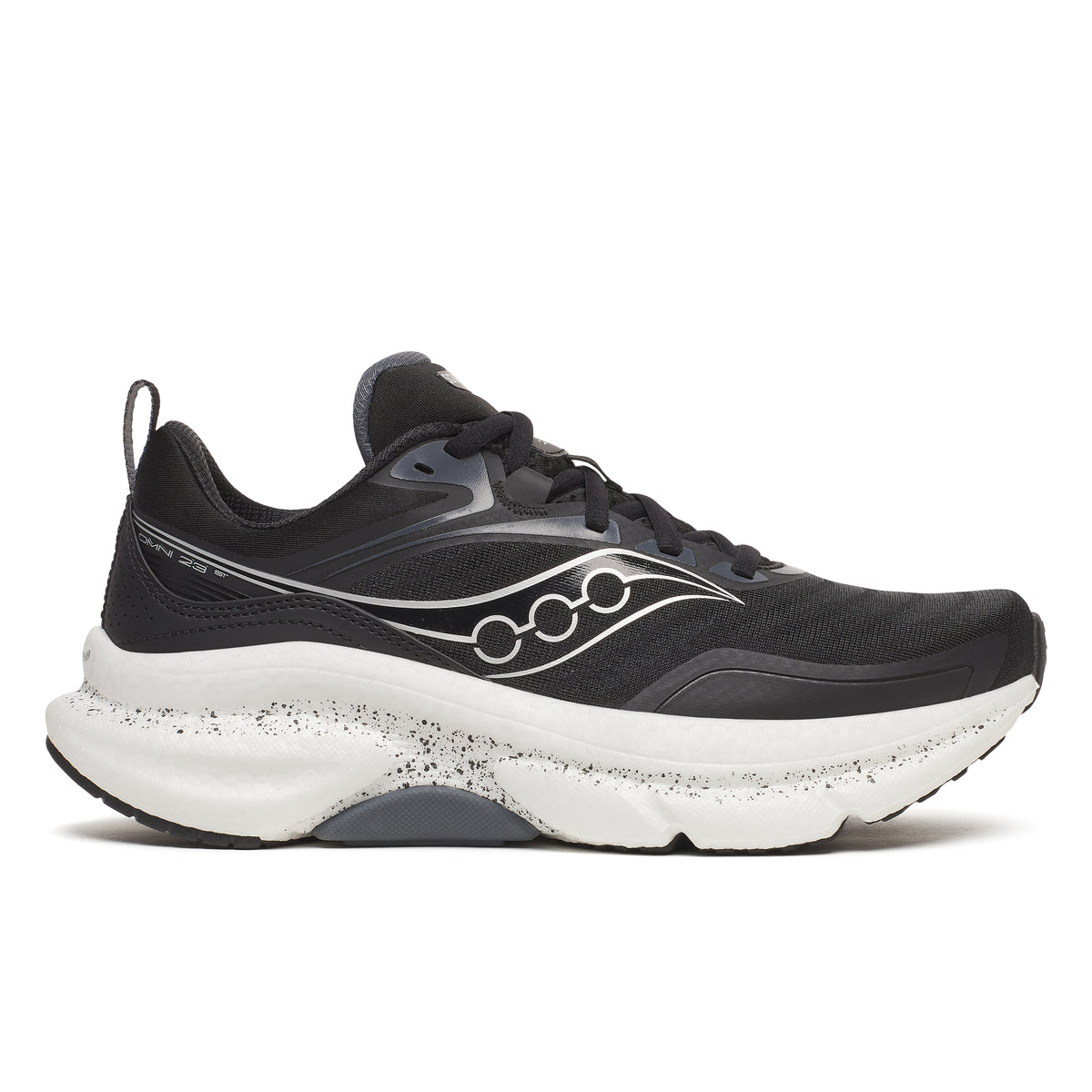 Saucony Omni 23 ST - BLACK / SILVER