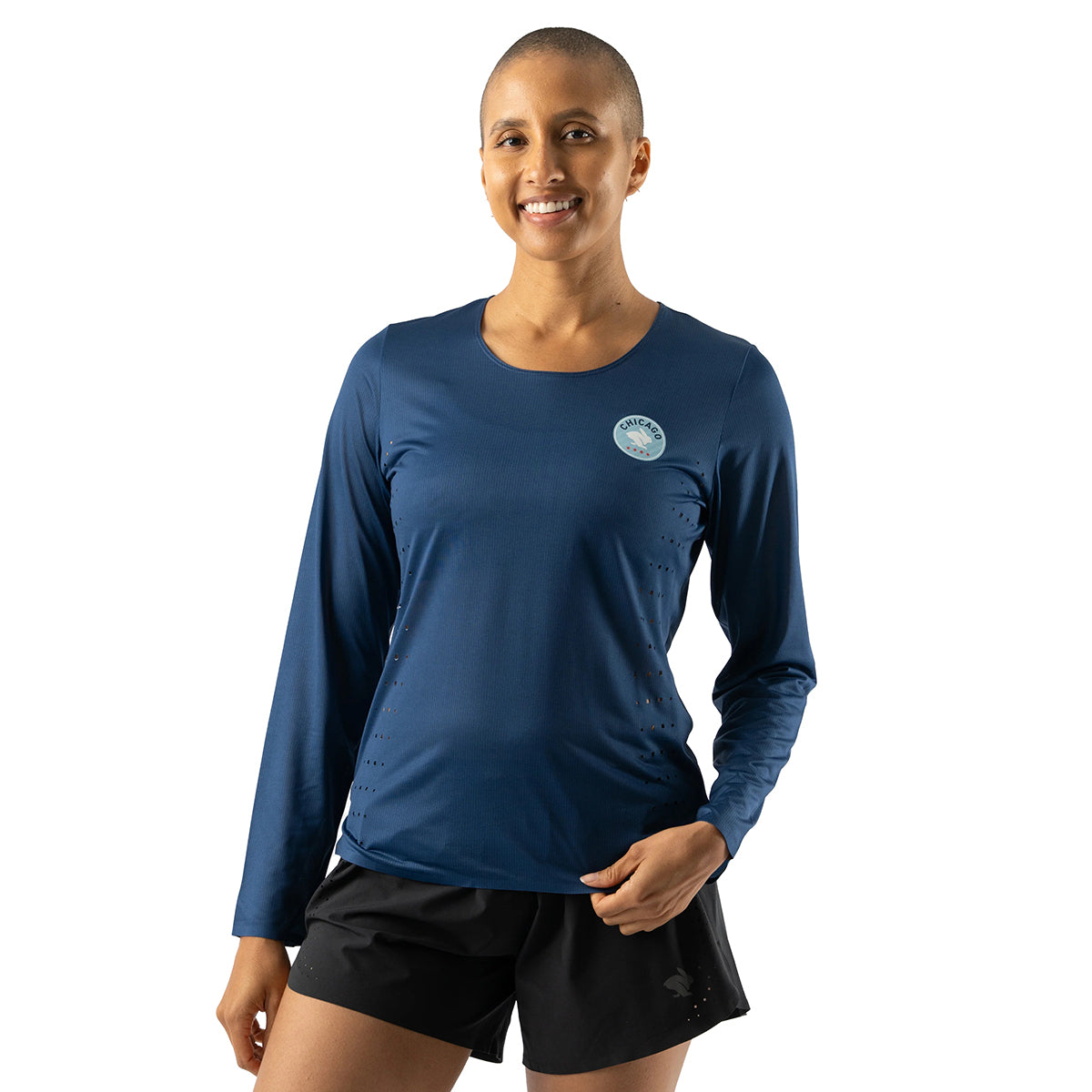 rabbit Go Time Long Sleeve - Chicago 2024 - BLUE SURF CLOUD