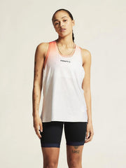 Craft Race Day Singlet - WHITE / MULTI