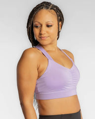 Handful Y-Back Bra - WISTERIA