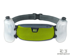 Amphipod RunLite 10K™ 2 Bottle Hydration Belt - STEEL