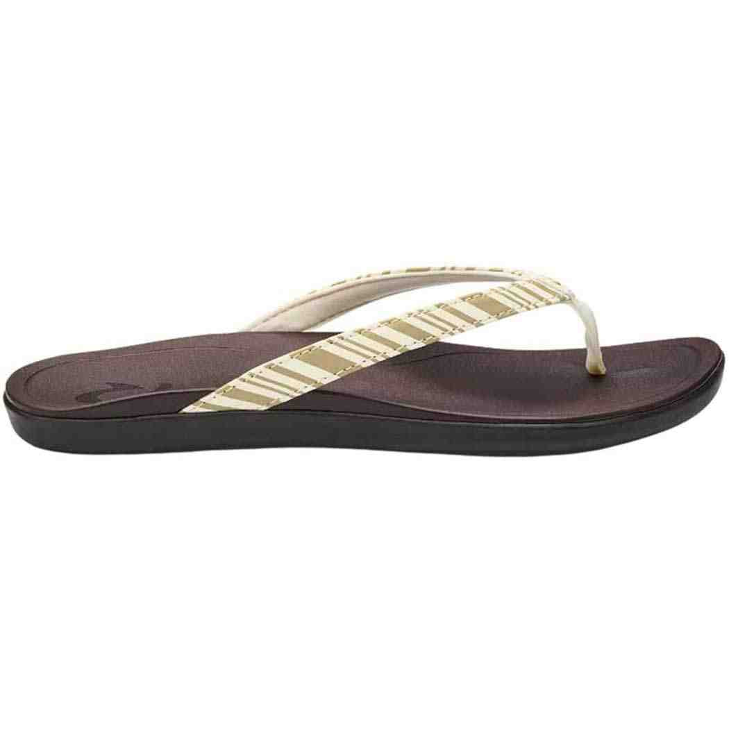 OluKai Ho'opio Sandal - CLAY / STRIPE
