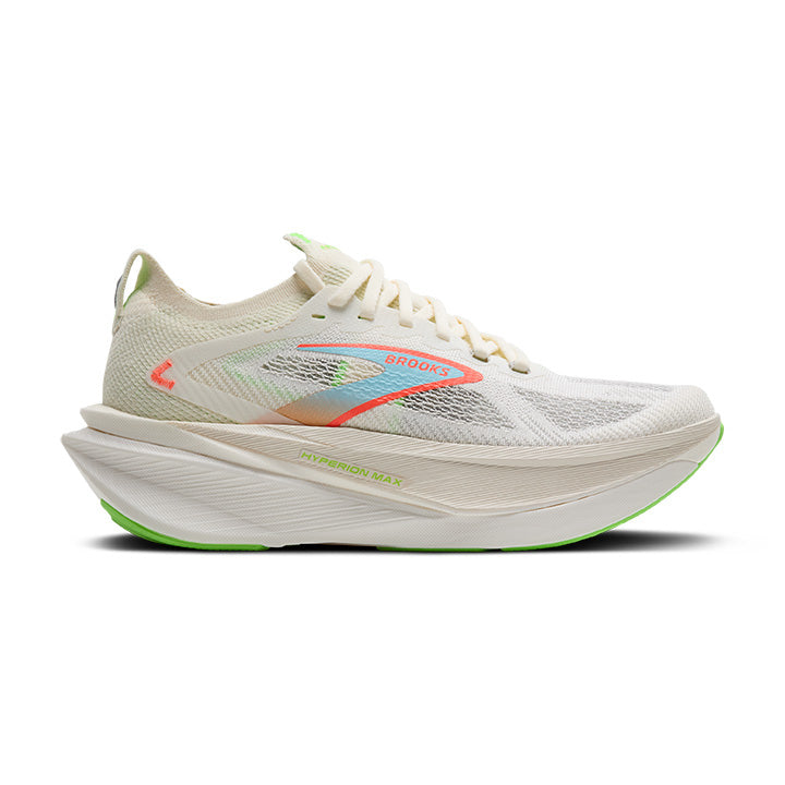 Brooks Hyperion Max 3 - COCONUT / GREEN GECKO / PINK CLAY