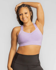 Handful Y-Back Bra - WISTERIA
