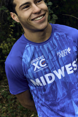 Brooks XC Champs Sunset SS Jersey - MIDWEST