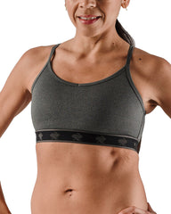 rabbit Strappy Pocket Bra - BLACK