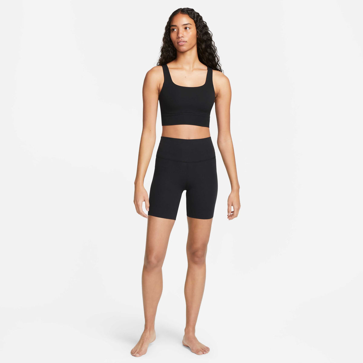 Nike Alate Ellipse Longline Bra - BLACK / SAIL