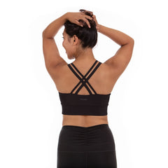 Handful Double Down Bra - BOOYA BLACK
