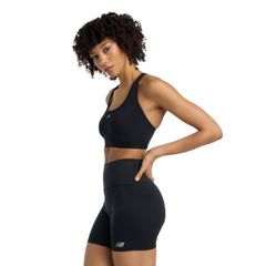 New Balance Essential Run Bra - BLACK