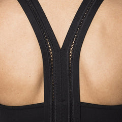 Handful Y-Back Sports Bra - BOOYA BLACK