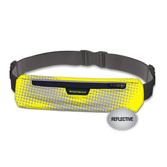 Amphipod AirFlow Microstretch Plus Luxe™ Belt Reflective - BLACK / NIGHT SKY