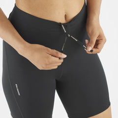Salomon Shakeout Core Short Tight 6in - DEEP BLACK