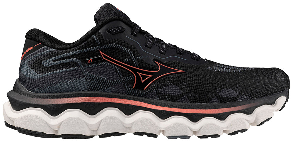 Mizuno Wave Horizon 7 - BLACK / DUBARRY