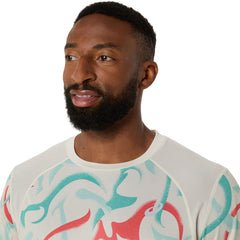 ASICS All Over Print Short Sleeve - BIRCH