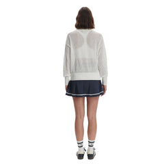 Varley Aurora Half Zip Knit - WHITE