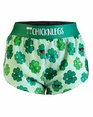ChicknLegs 1.5" Split Shorts - CLOVERS