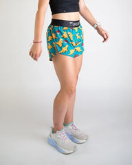 Chicknlegs 4" Split Shorts - DINO NUGGETS