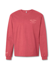 Fleet Feet 'Hey Y'all' Long Sleeve - COMMUNITY COLLECTION -- VINTAGE RED
