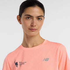 New Balance 2025 TCS NYC Marathon Athletics T-Shirt - PINK