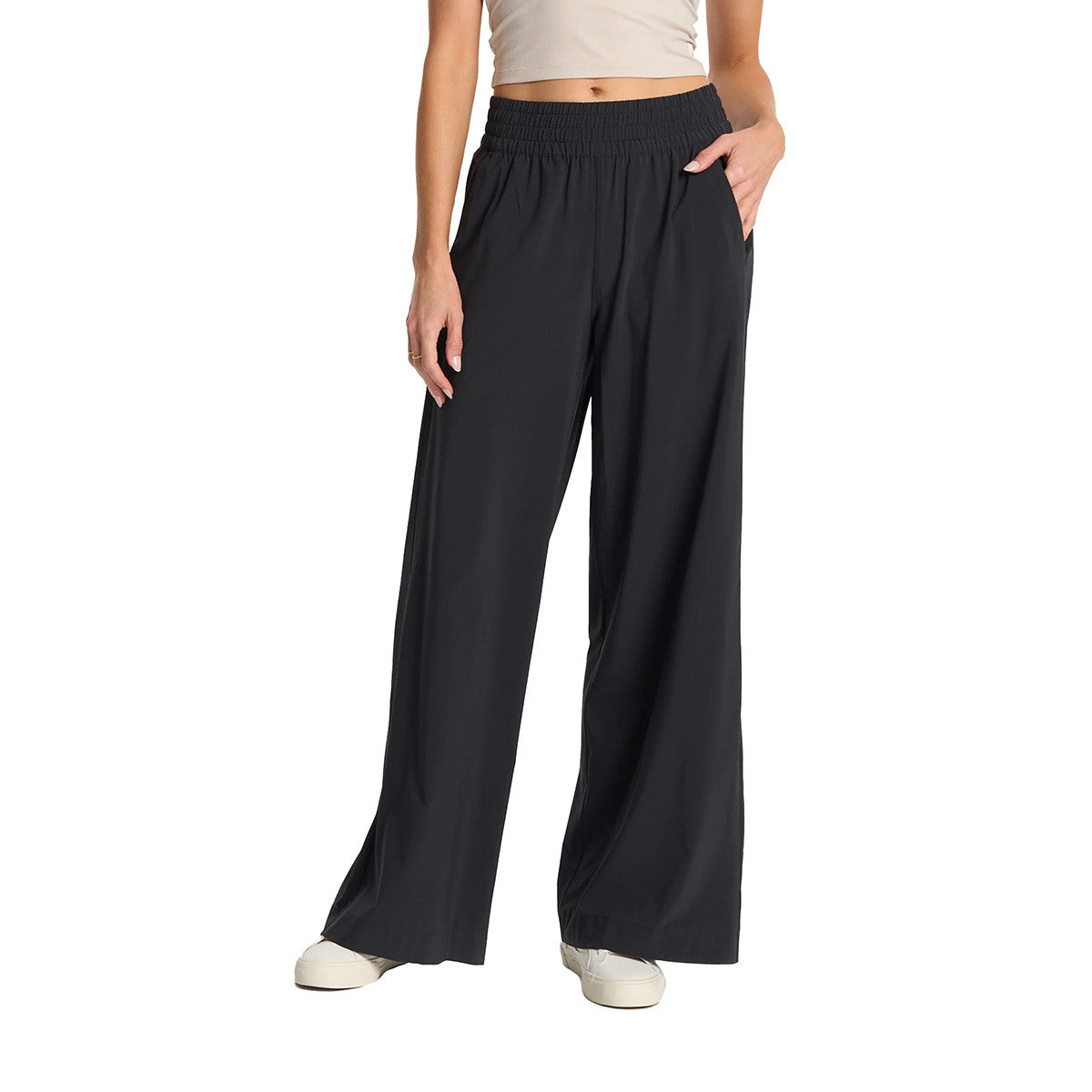 Vuori Villa Wideleg Pant - BLACK