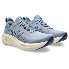ASICS Gel-Nimbus 26 - FLEET FEET EXCLUSIVE -- LIGHT NAVY / AURORA GREEN