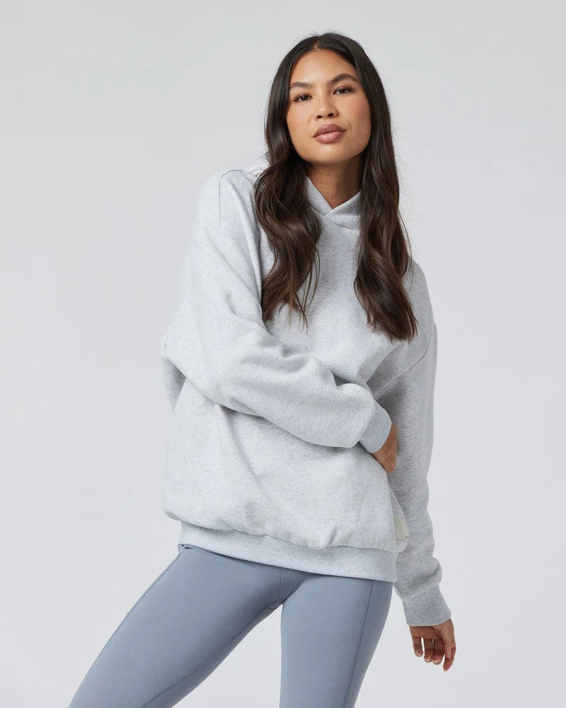 Vuori Restore Oversized Hoodie - PALE GREY HEATHER