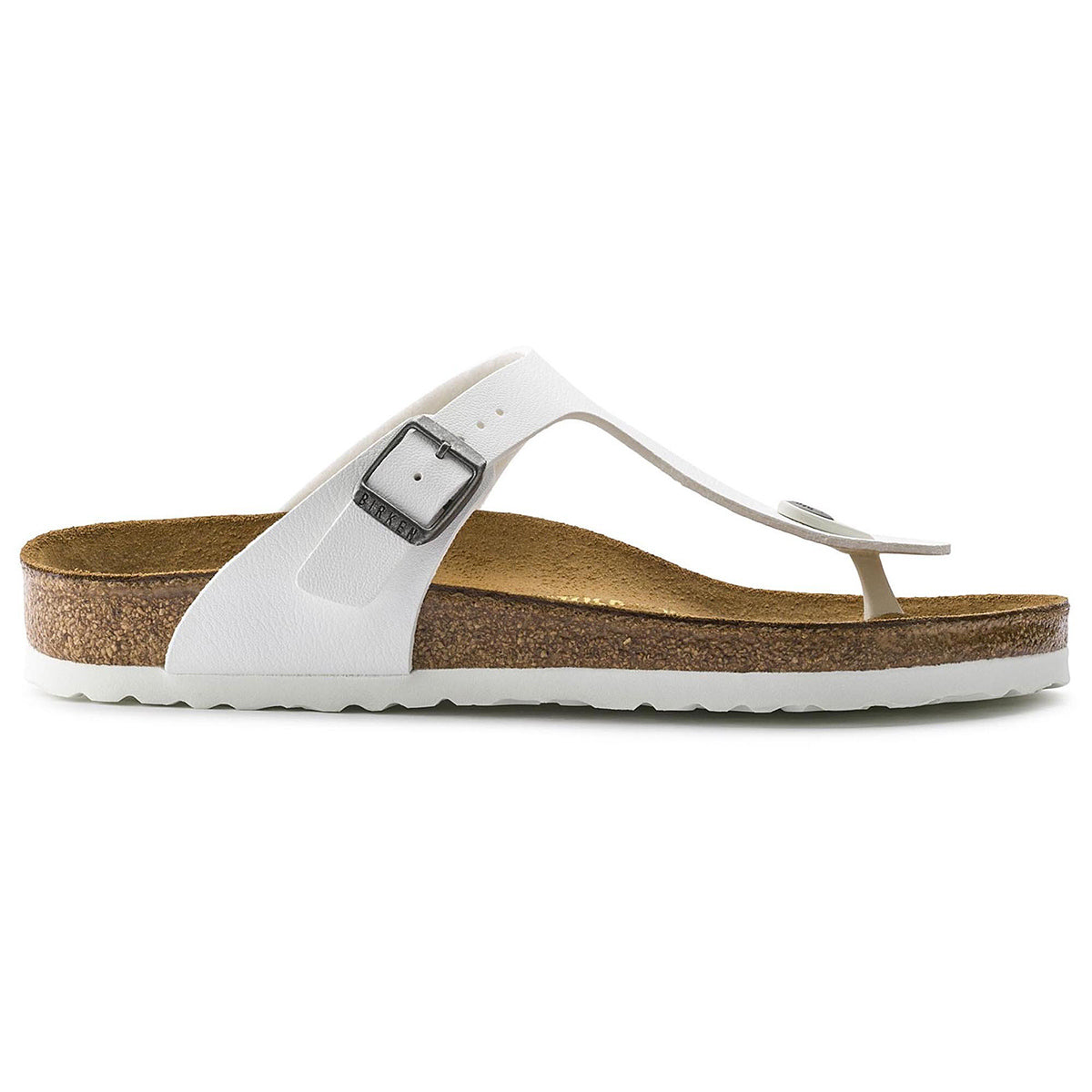 Birkenstock Gizeh Birkibuc - WHITE