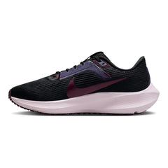 Nike Air Zoom Pegasus 40 - BLACK / NIGHT MAROON / PURPLE INK / PEARL PINK