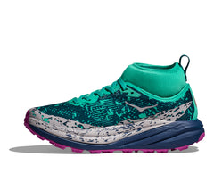 HOKA Speedgoat 6 Mid GTX - ELECTRIC AQUA / MIDNIGHT