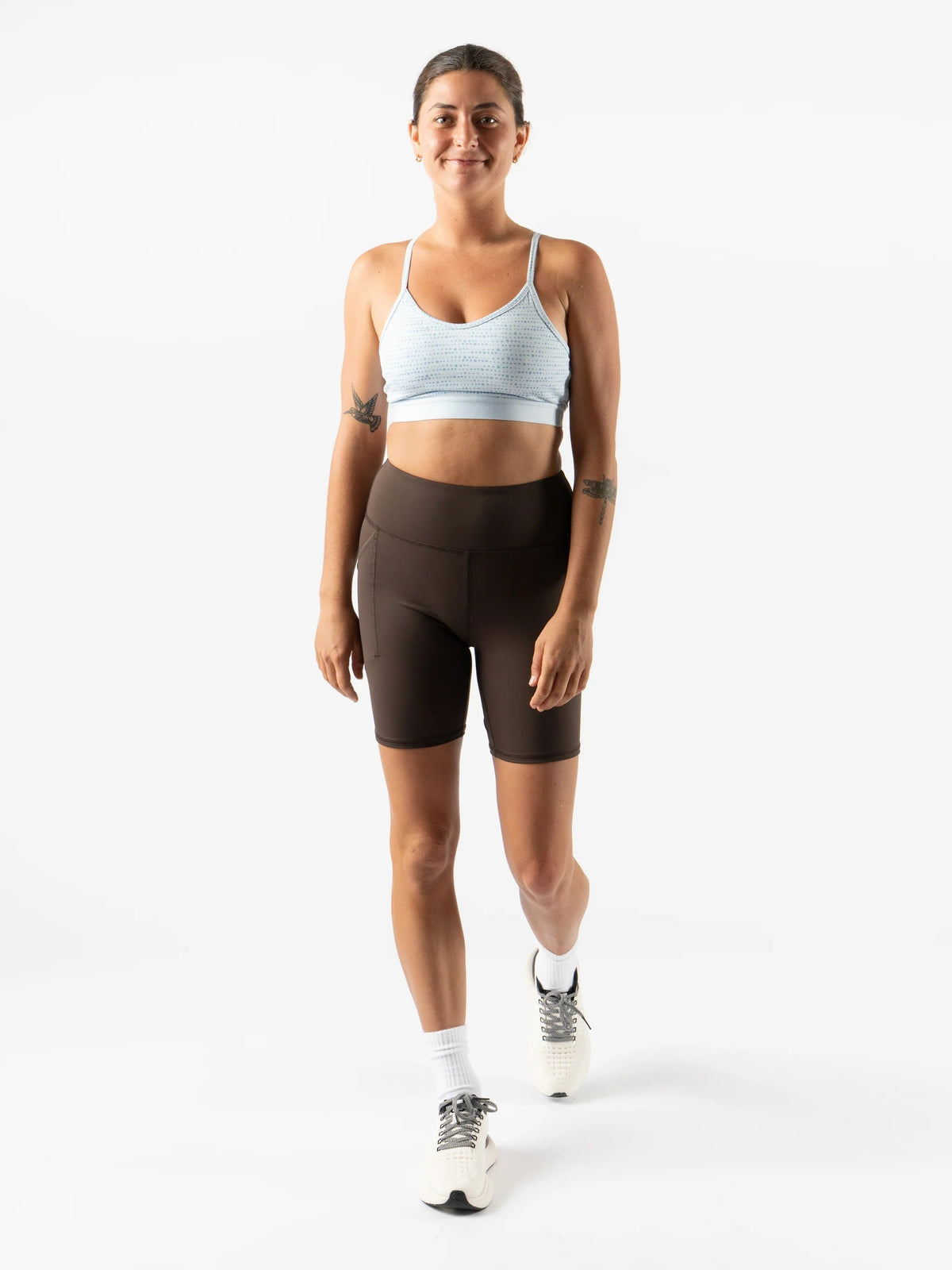 Rabbit Speed High Rise 7" Shorts - DEMITASSE