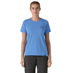 Patagonia Capilene® Cool Daily Graphic Shirt - CLEAN CLIMB ROOTS: ABUNDANT BLUE X-DYE