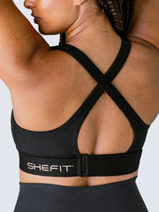 SHEFIT Ultimate Sports Bra® - BLACK